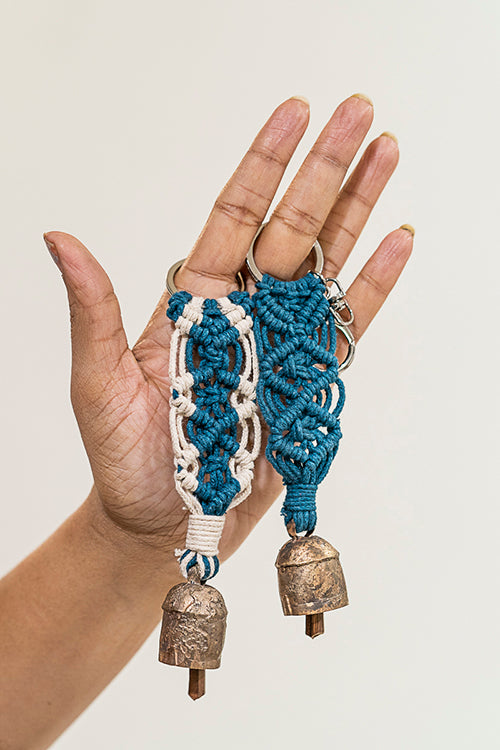 108Knots Aria Diamond Keyrings(Set Of 2)