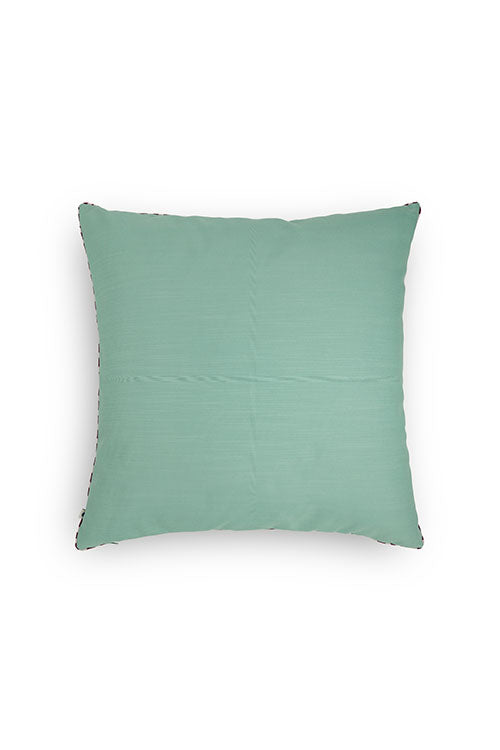 Onset Homes Ananya Handwoven Cushion-Turquoise