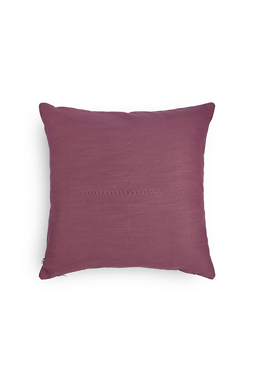 Saubhagya Hand Embroidered Cushion-Imperial Purple