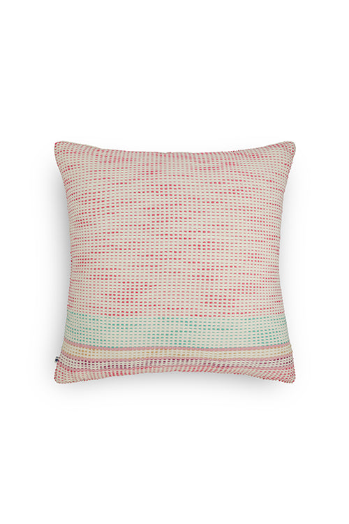 Bagicha Hand Embroidered Cushion-Pink