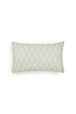 Darwaja Quilted Cushion Cover-Cream