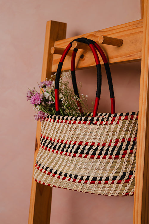 Kraftribe Grass & Palm Handbag