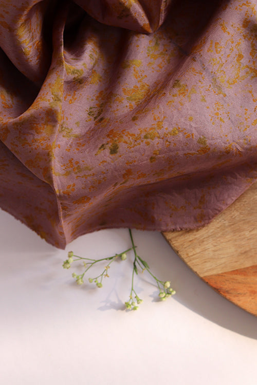 Mulya "Daisy" Eco Printed Habutai Silk Yardage