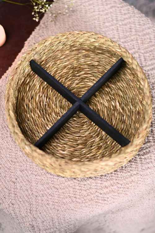 Kadam Haat Handmade Sabai Grass Jewellery Box - Natural