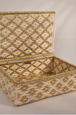Sirohi Upcycled Plastic Trousseau Box | Heera Weave