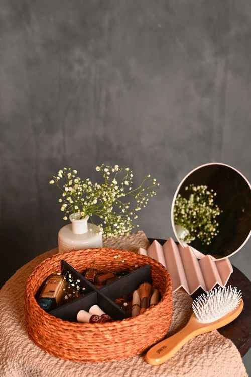 Kadam Haat Handmade Sabai Grass Jewellery Box - Orange