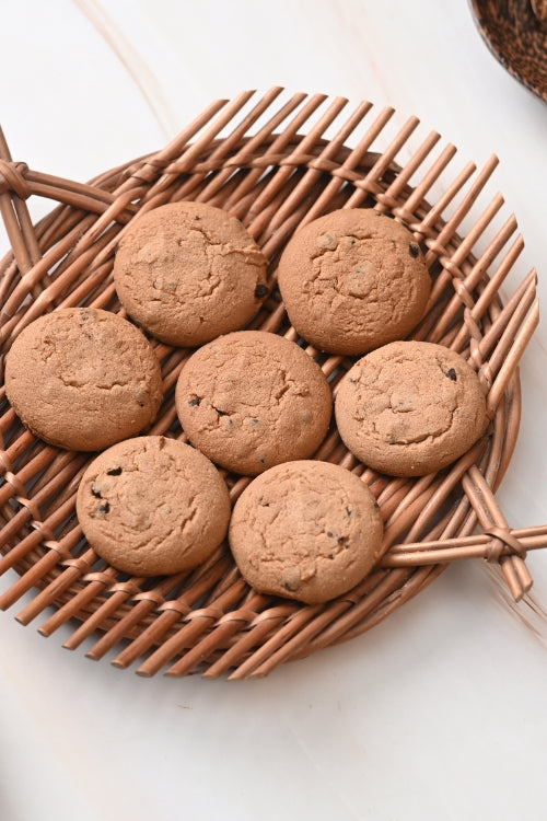 Kadam Haat Handmade Wicker Small Tray - Brown