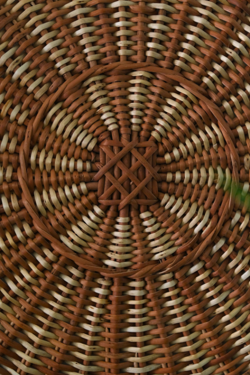 Kadam Haat Handmade Wicker Wall Plate Set of 2 (18" + 15")