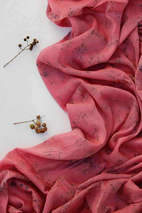 Mulya " LIJA" Eco Printed Cotton Silk Yardage