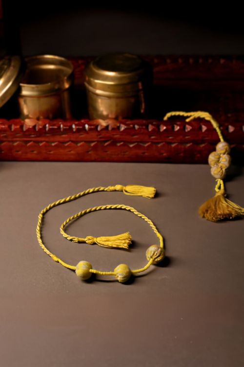 Antarang- Ambari Potli Bhai And Bhabhi Rakhi,100% Cotton, Made By Divyang Rural Women