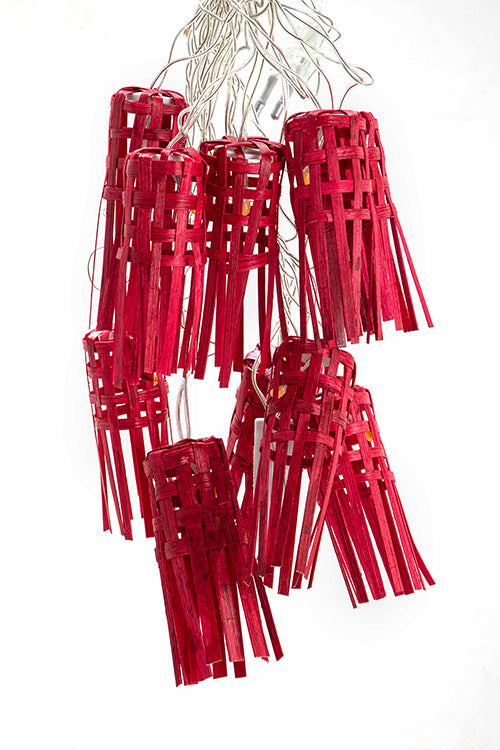 Greenkraft Frill Handcrafted bamboo String Light