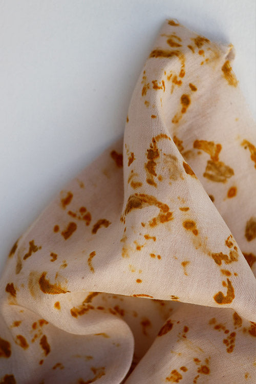 Mulya "KASHTI" Eco Printed Cotton Silk Yardage