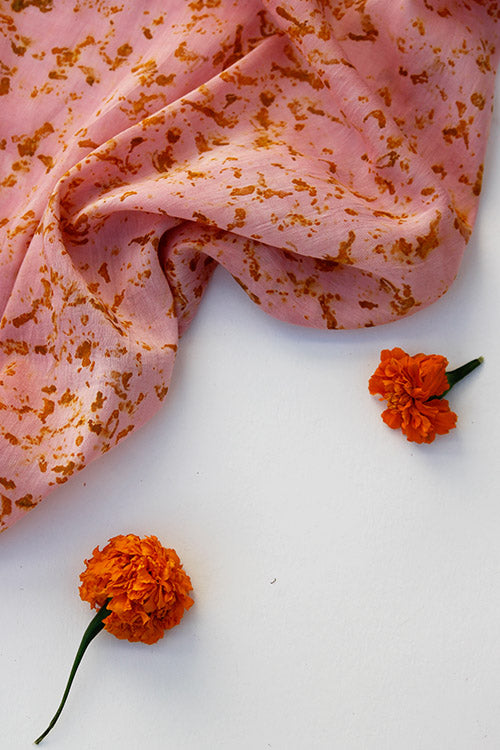 Mulya "NIA" Eco Printed Cotton Silk Yardage