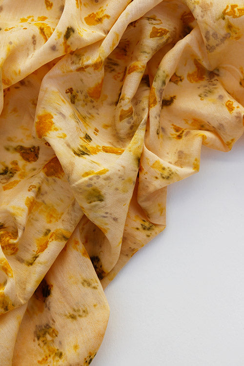 Mulya "GIRA" Eco Printed Cotton Silk Yardage