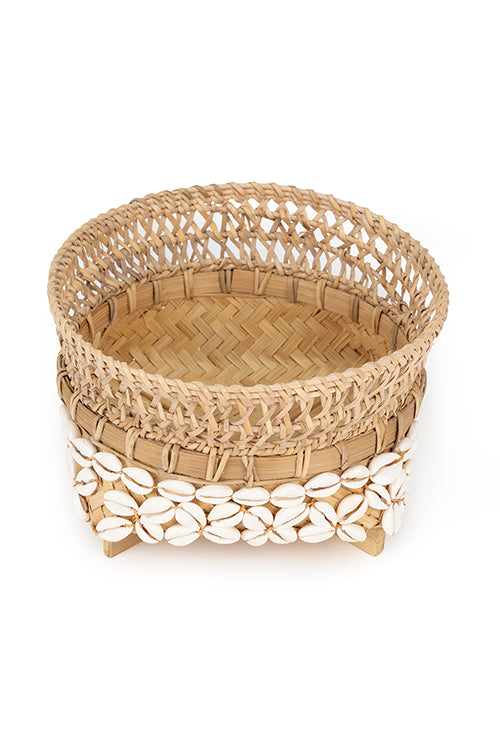 Greenkraftkora Handcrafted Bamboo Basket