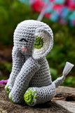 Himalayan Blooms Hand Made Crochet Soft Toys - Sitting Elephant
