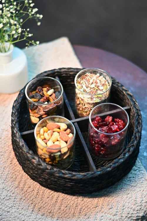 Kadam Haat Handmade Sabai Grass Jewellery Box - Black