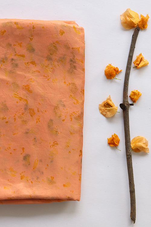 Mulya "Aboli" Eco Printed Habutai Silk Yardage