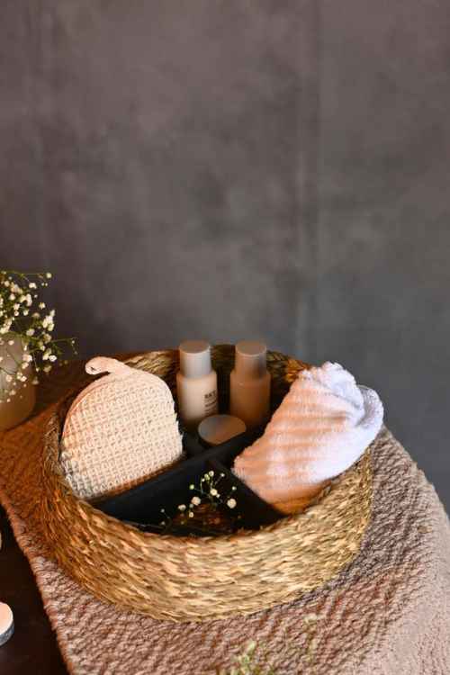 Kadam Haat Handmade Sabai Grass Jewellery Box - Natural