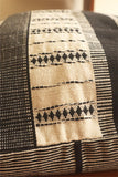 Okhai "Fluvial" Handwoven Pure Cotton Cushion Cover