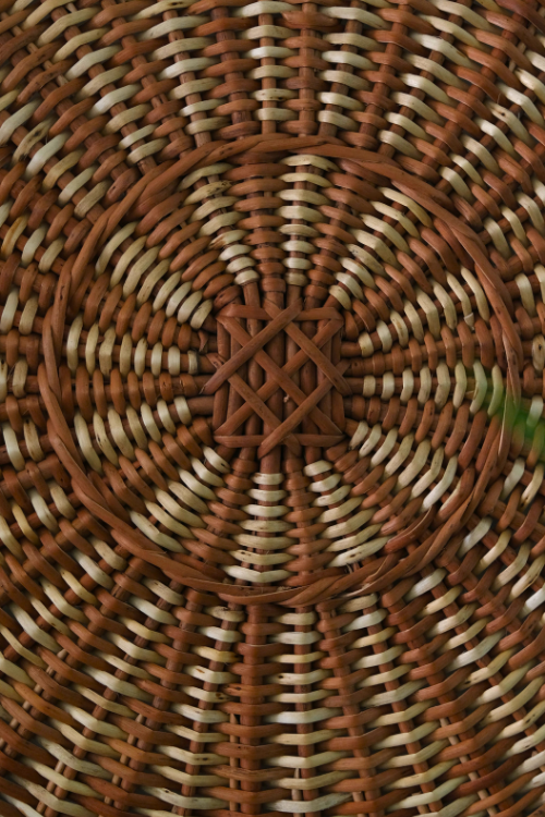 Kadam Haat Handmade Wicker Wall Plate Set of 3 (9" + 12" + 15")