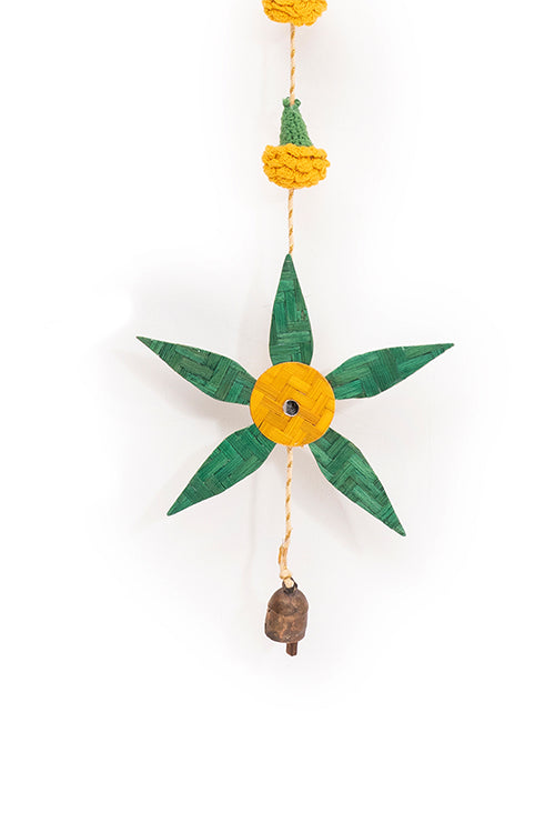 Greenkraft Aam Patta Handcrafted Bamboo Streamer - Set Of 2