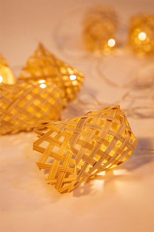 Greenkraft Vine Handcrafted bamboo Natural String Light