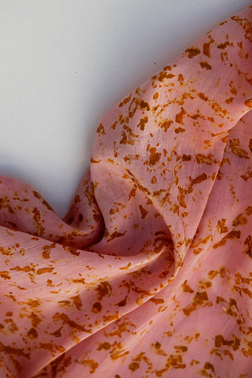 Mulya "NIA" Eco Printed Cotton Silk Yardage