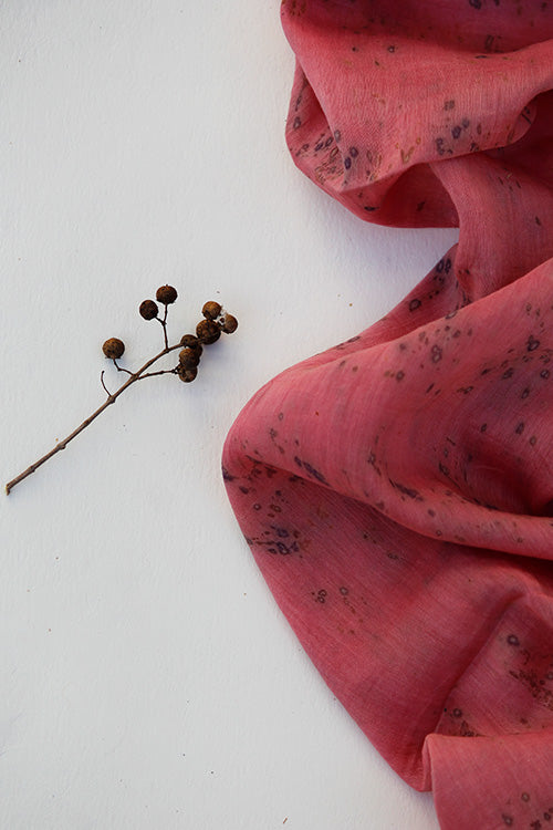 Mulya " LIJA" Eco Printed Cotton Silk Yardage