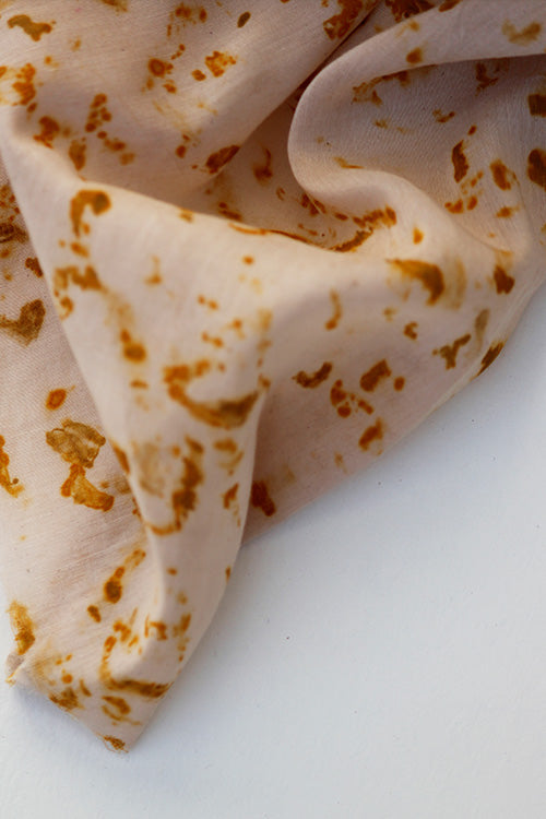 Mulya "KASHTI" Eco Printed Cotton Silk Yardage