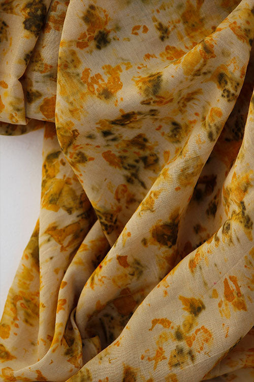 Mulya " YAMI" Eco Printed Cotton Silk Yardage