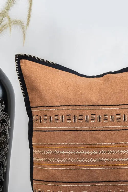 Craftroots Earthtone Handcrafted Heritage Cushion Cover