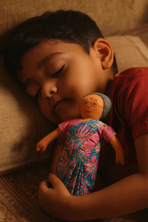 The Good Doll Nilah'S Patti 12 Inch Girl Doll Blue Saree