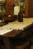 Okhai "Nightshade" Handwoven Pure Cotton Table Cover
