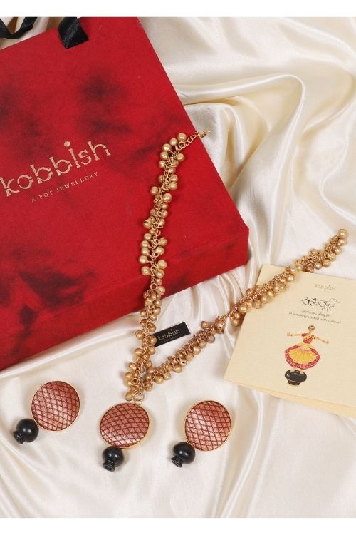 Kabbish'S Bharatnatyam-Ghungroo Set' Black Pottery