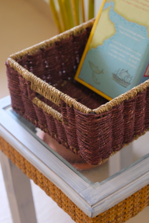 Kadam Haat Handmade Brown Bathroom Organiser Set Of 2