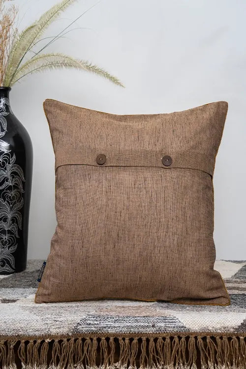 Craftroots Ivory Silk Cushion Cover
