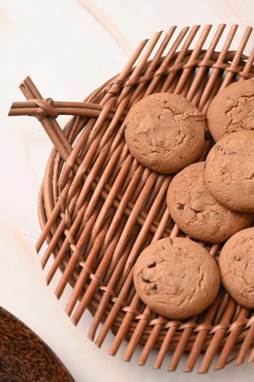 Kadam Haat Handmade Wicker Small Tray - Brown