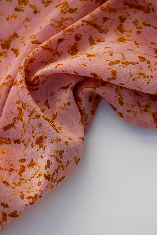 Mulya "NIA" Eco Printed Cotton Silk Yardage