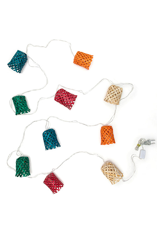 Greenkraft Multicoloured Vine Handcrafted bamboo String Light