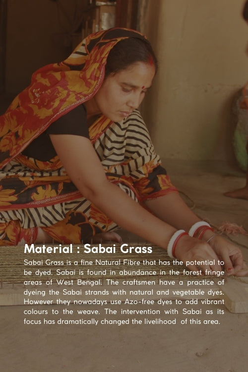 Kadam HaatHandmade Sabai Grass Roti Box - Natural