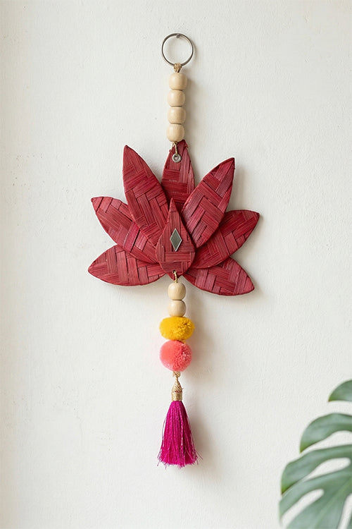Greenkraft Padma Handcrafted Bamboo Hanging - Set Of 2