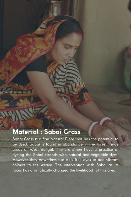 Kadam Haat Handmade Sabai Gift Box- Indigo | Set of 3