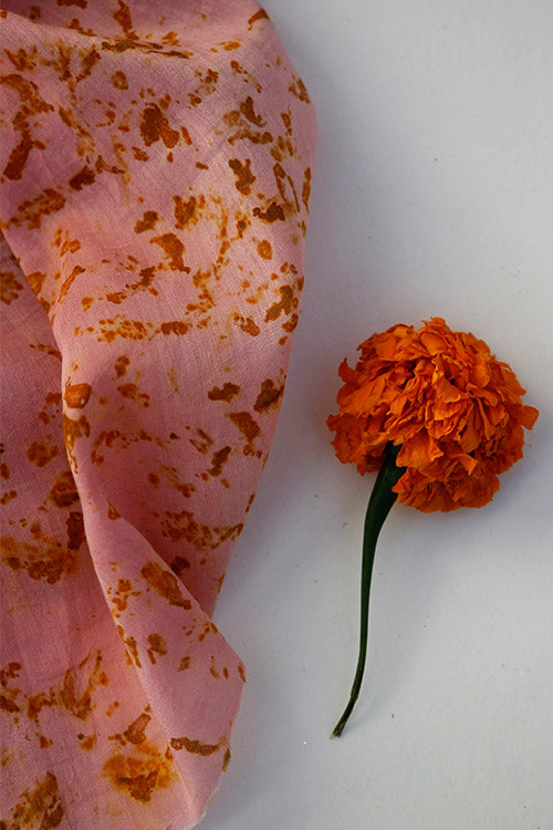 Mulya "NIA" Eco Printed Cotton Silk Yardage