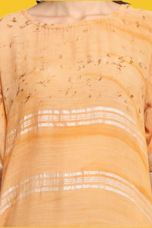 Bageeya "Tesu" Handwoven Slub Cotton Cowl Dress