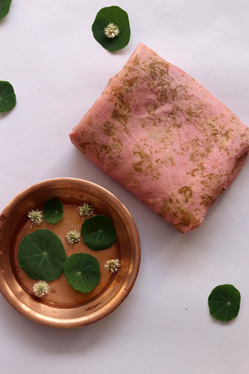 Mulya "Baboon" Eco Printed Habutai Silk Yardage