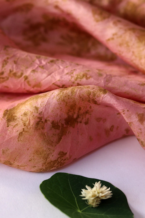 Mulya "Baboon" Eco Printed Habutai Silk Yardage