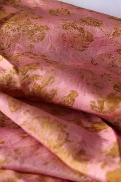 Mulya "Baboon" Eco Printed Habutai Silk Yardage