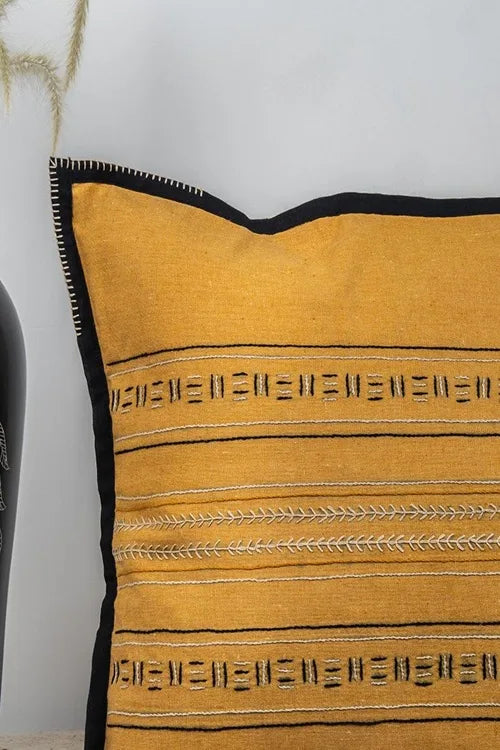 Craftroots Rust Handcrafted & Handwoven Artisan Cushion Cover Set Of 2