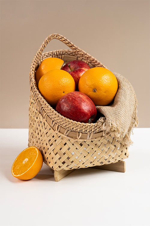 Greenkraftevara Handcrafted Bamboo Basket